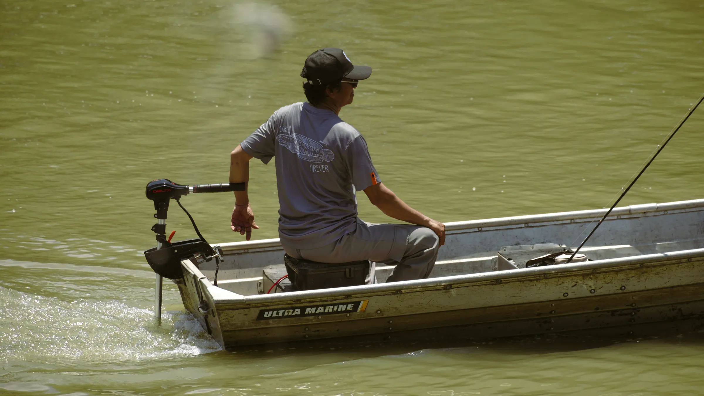 Fishing with a DELTA trolling motor